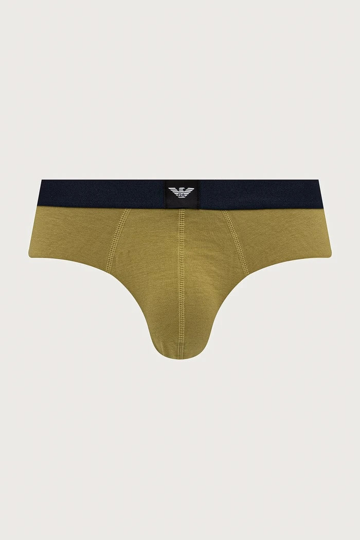 Emporio Armani Underwear Erkek Pamuklu Slip 3'lü