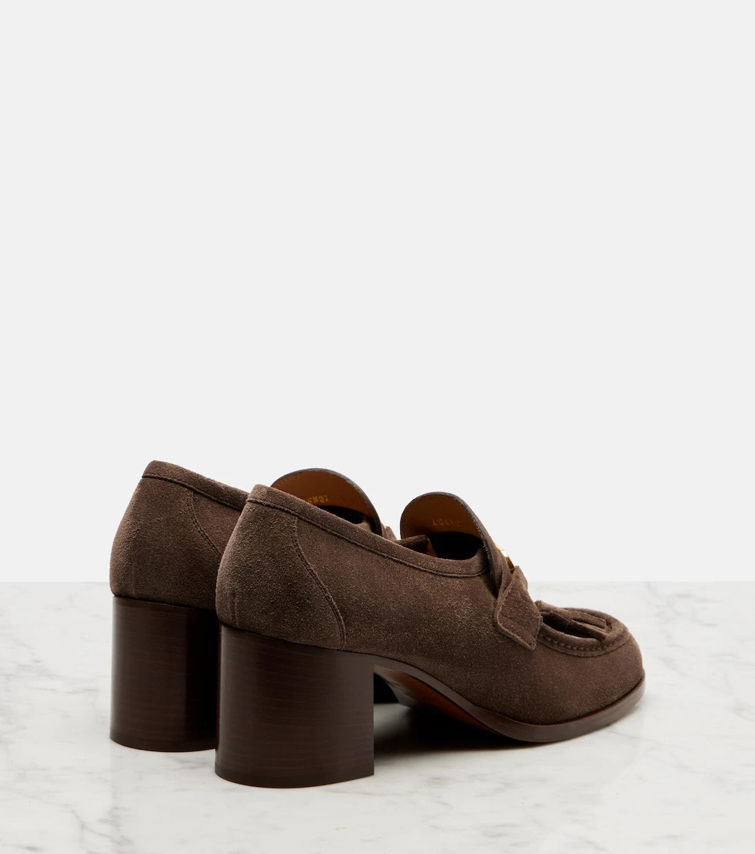 Valentino Garavani - VLogo 60 suede loafer pumps