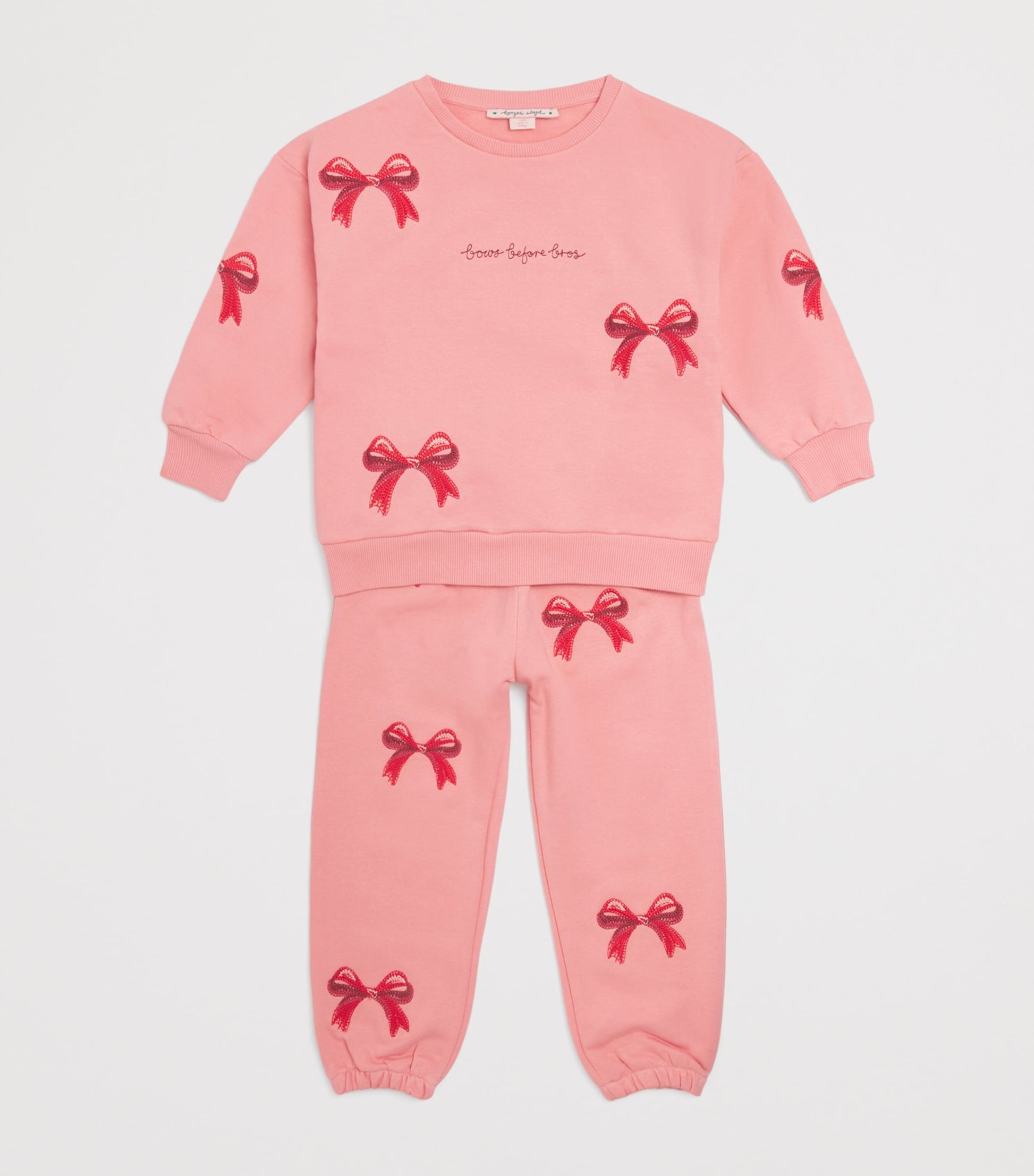Organic Cotton-Blend Bow Lou Sweatpants (5-10 Years)