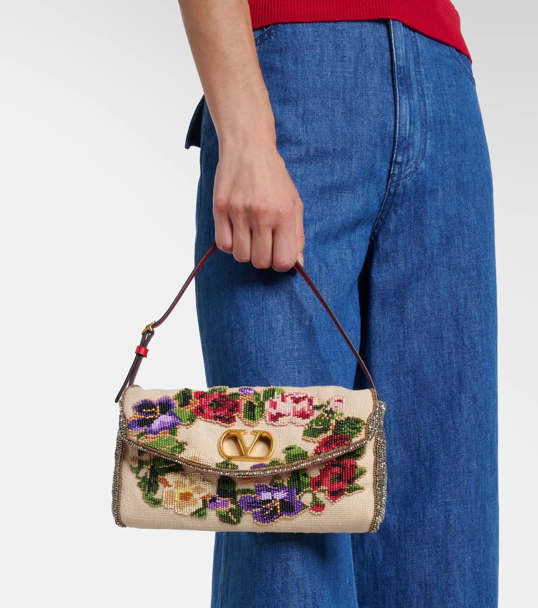 Valentino Garavani - DeVain Small beaded shoulder bag