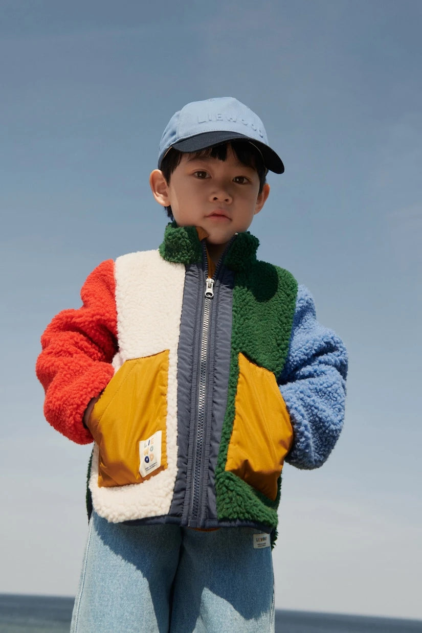 Liewood - Noam colorblocked teddy jacket