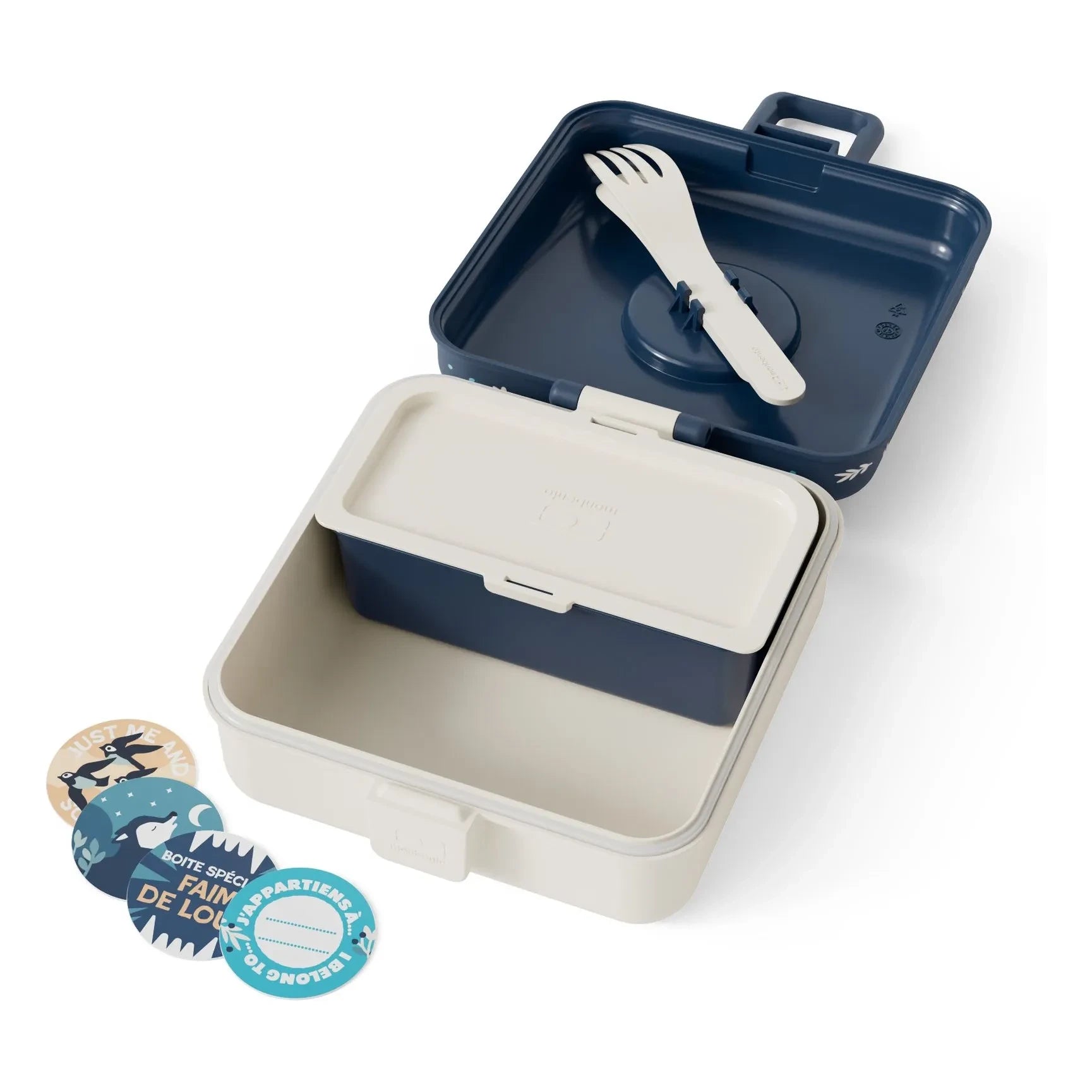 Monbento - Lunch box Snacky Loup | Blue