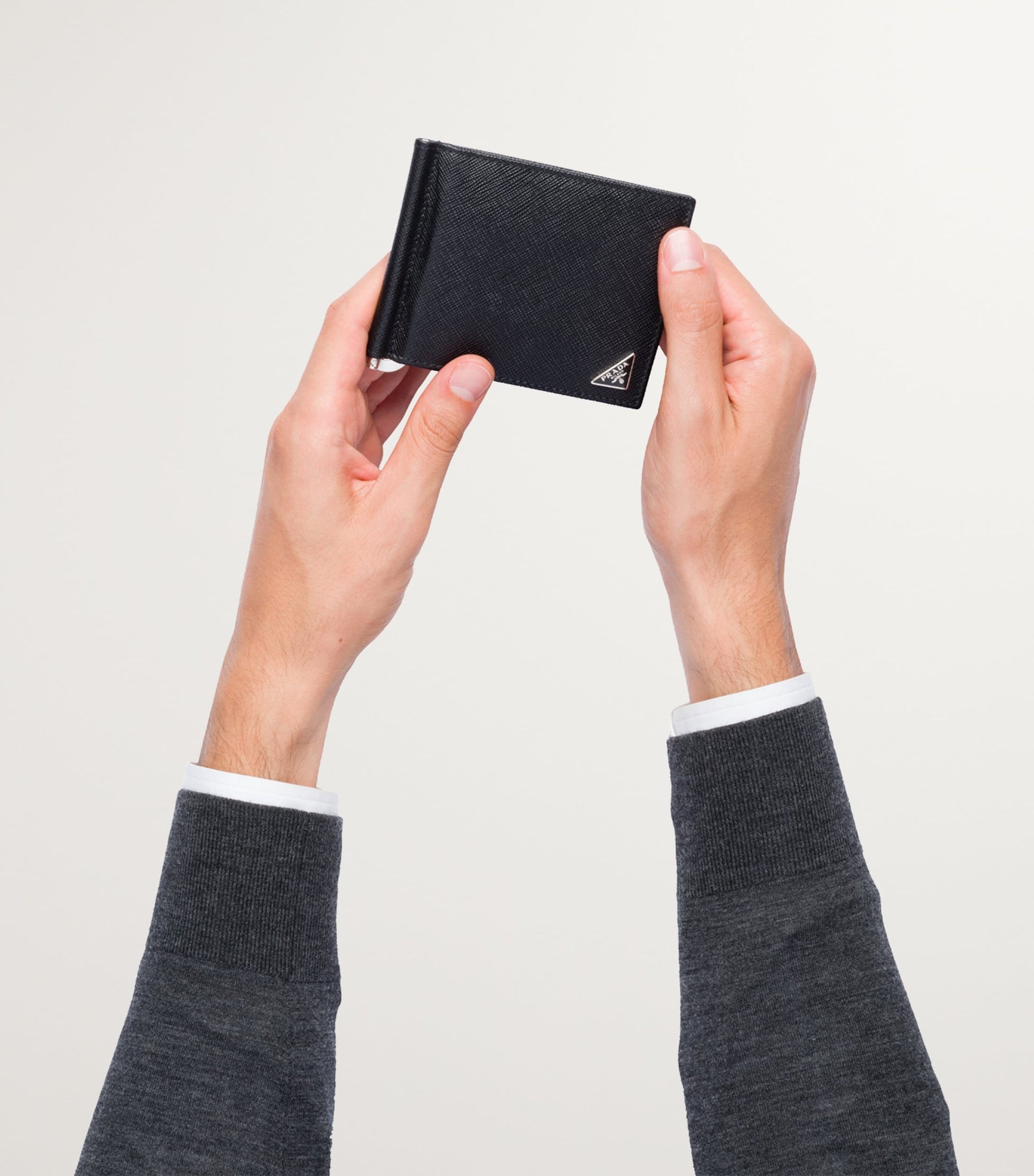 Saffiano Leather Bi-fold Wallet