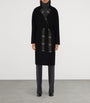 Burberry Wool Reversible Hooded Wrap Coat