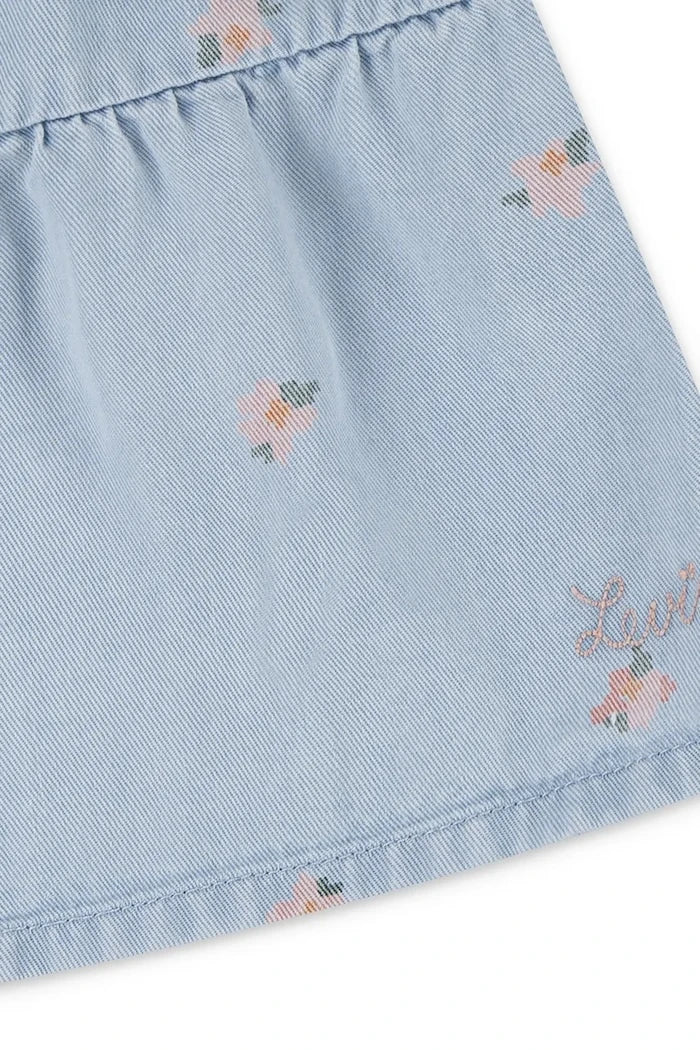 Детска рокля Levi's BABY DOLL SMOCKED DRESS