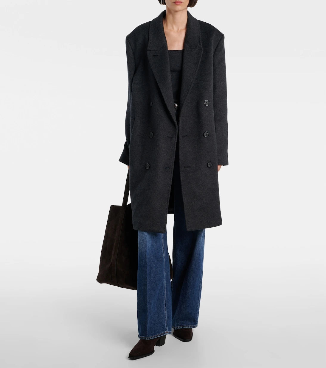 Toteme - Double-breasted cashmere coat