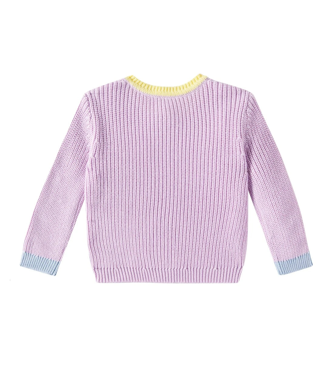 Stella McCartney Kids - Ribbed-knit embroidered cotton cardigan