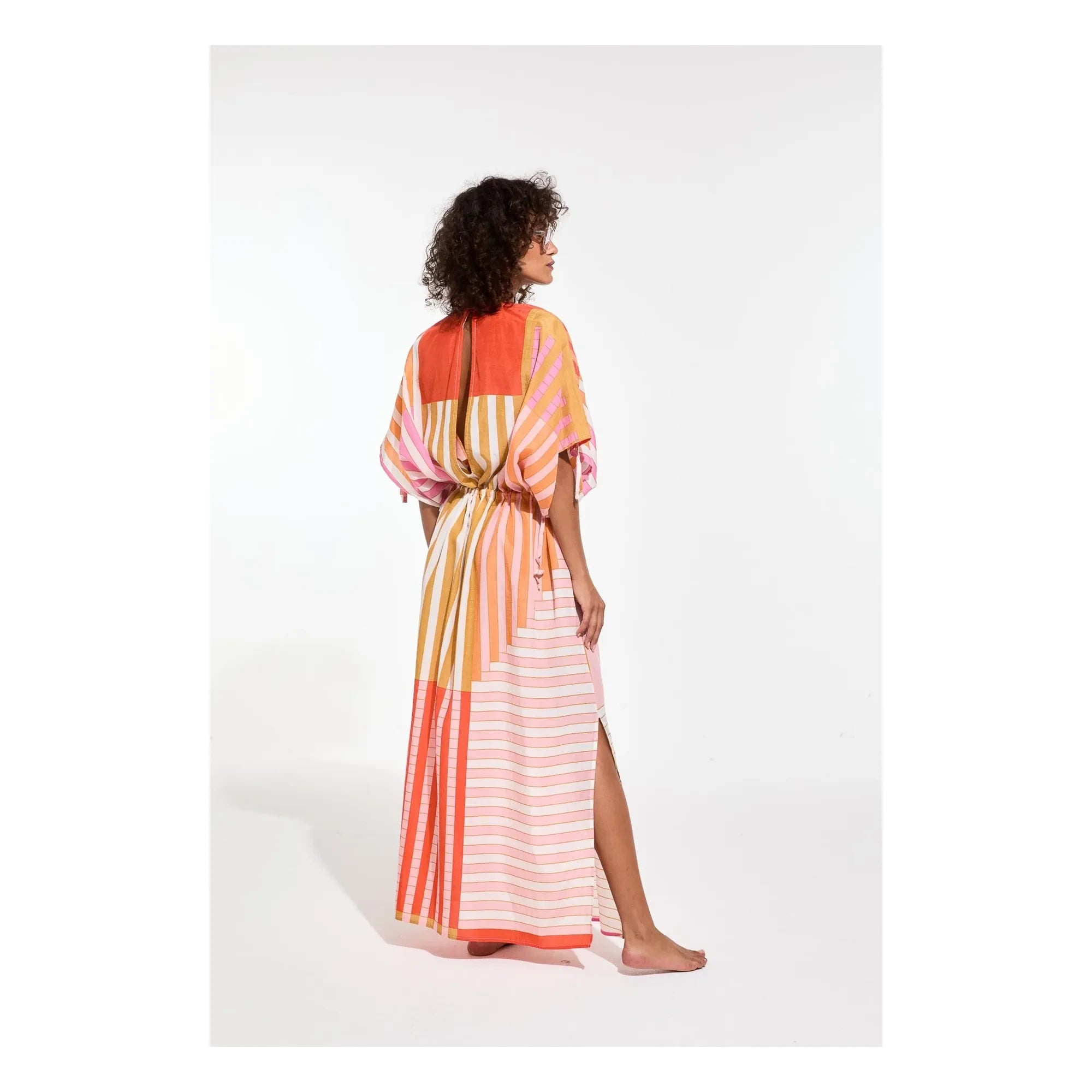 Mapoésie - Ziggy Riviera Cotton dress | Powder pink