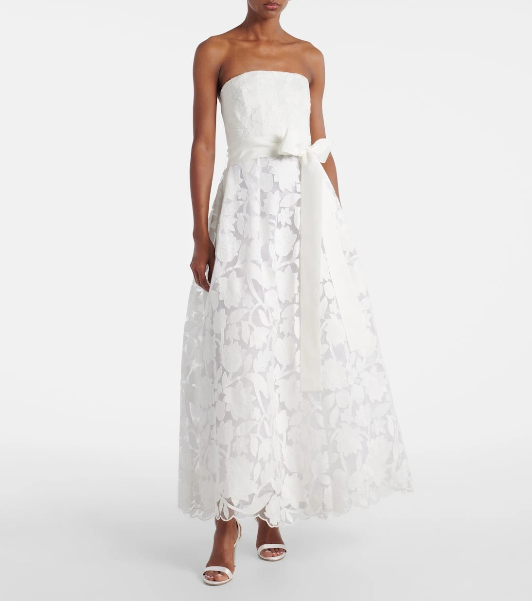 Elie Saab - Embroidered tulle gown