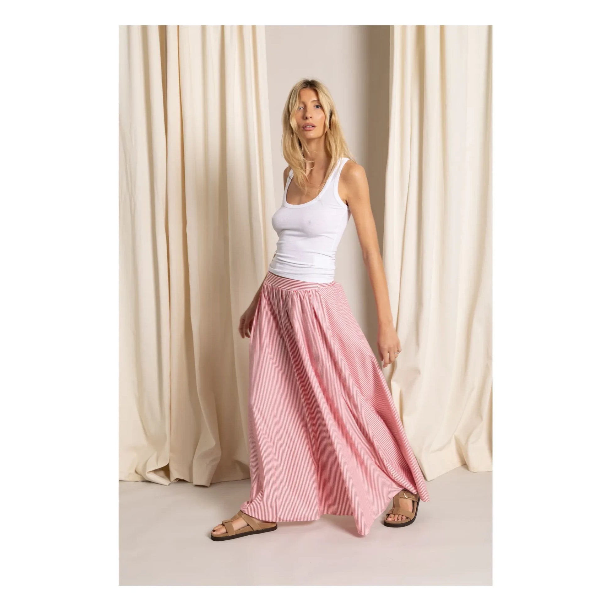 Smallable Woman - Bettina Flared Skirt | Cherry red