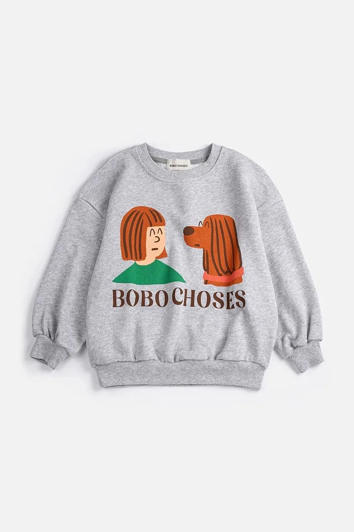 Bobo Choses Friends in a Pickle Çocuk Pamuklu Sweatshirt