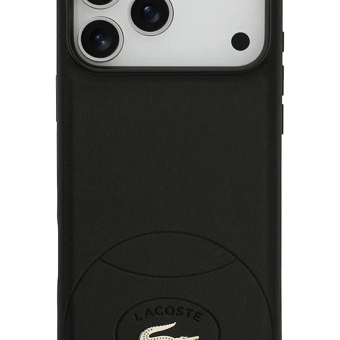 Lacoste MagSafe iPhone 17 Pro Max için Dahili Manyetik Halkalı Telefon Kılıfı