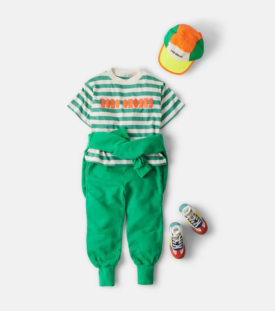 Bobo Choses - Logo striped cotton jersey T-shirt