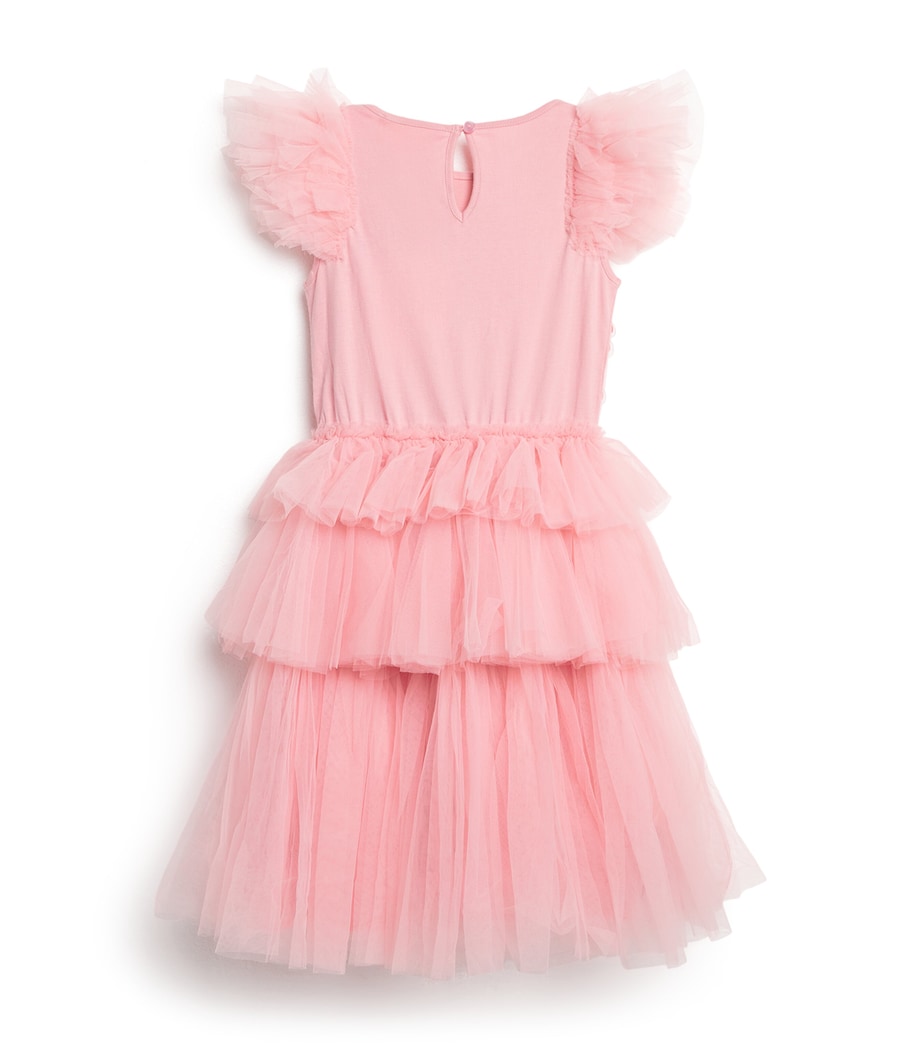 Tutu Du Monde Pink Tulle Embellished Daphne Dress (2-11 Years)