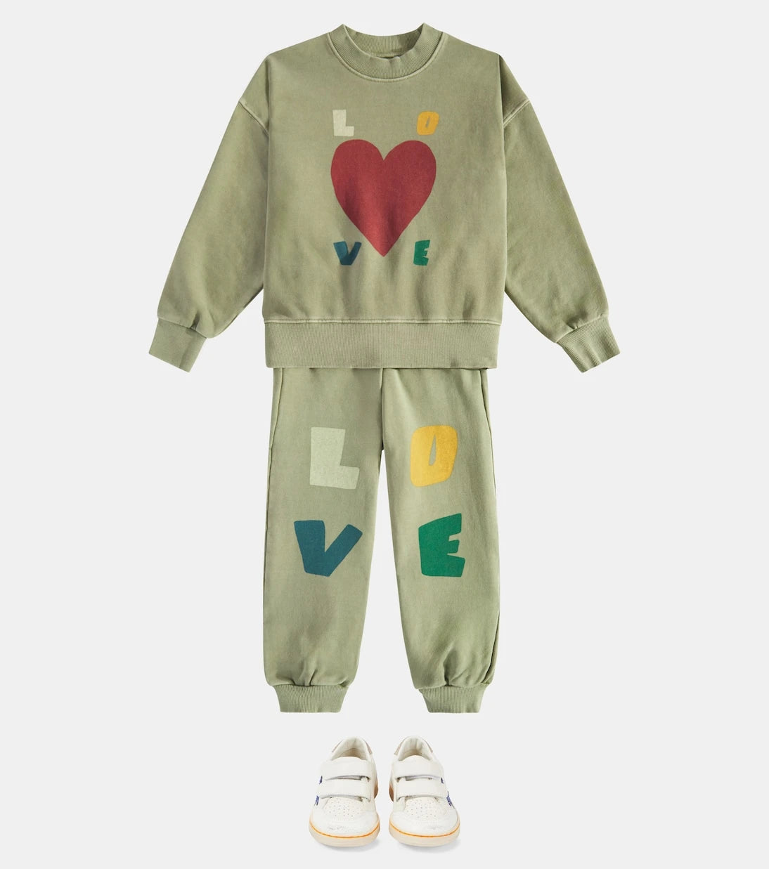 Jellymallow - Printed cotton jersey sweatpants