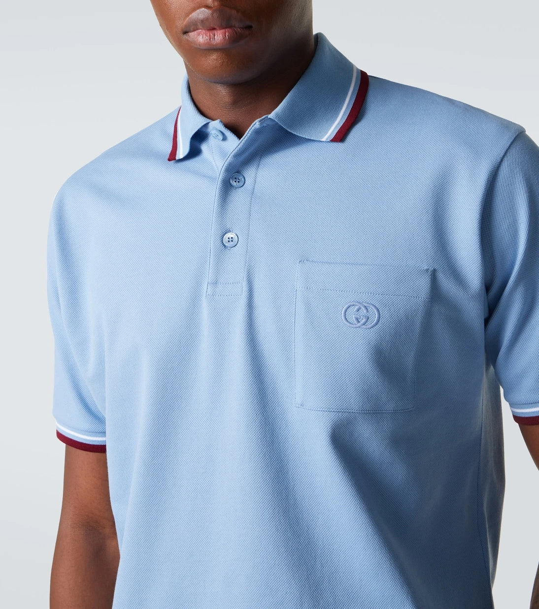 Gucci - Cotton-blend piqué polo shirt