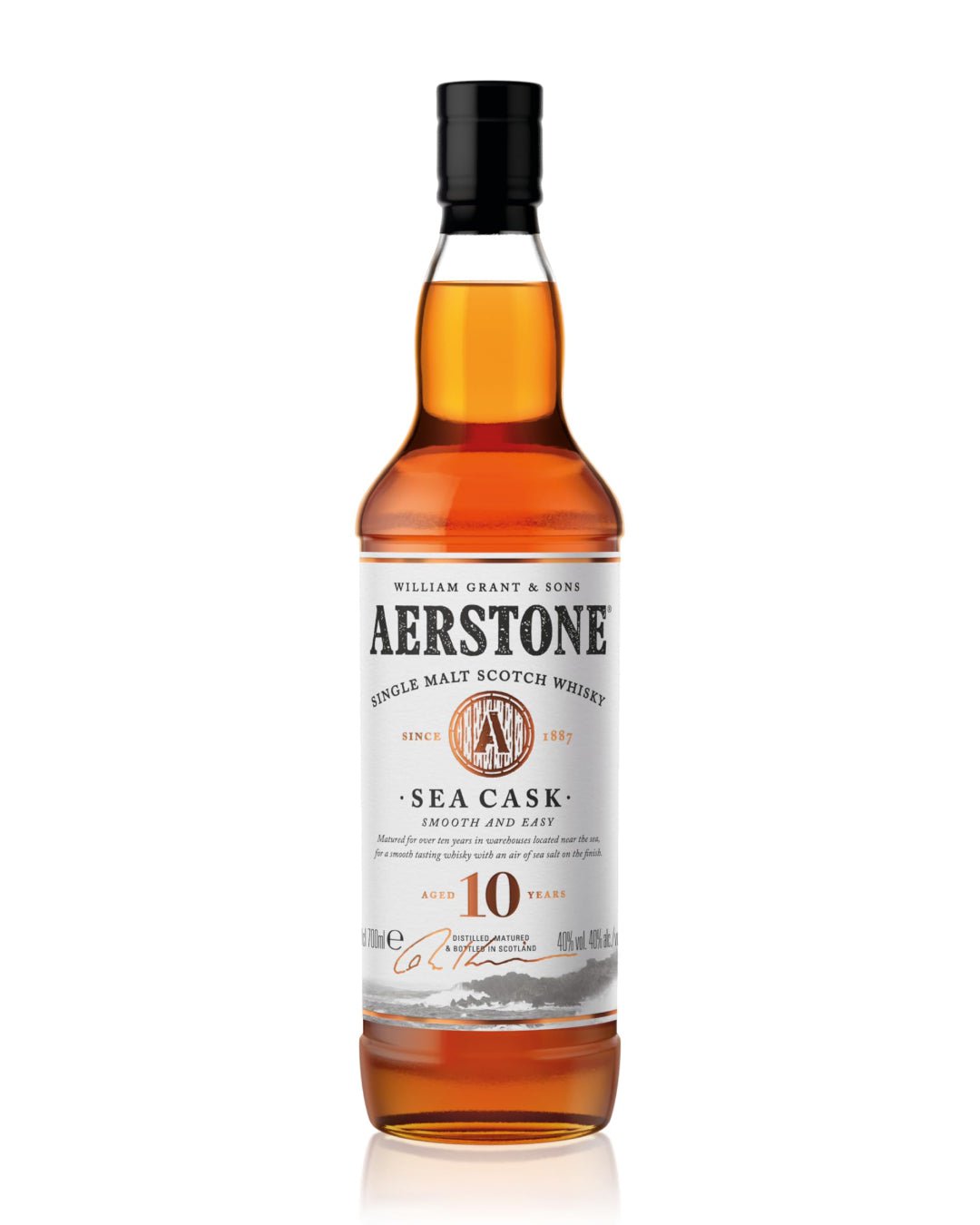 Aerstone Sea Cask 10 Year Old Single Malt Scotch Whisky, 70 cl