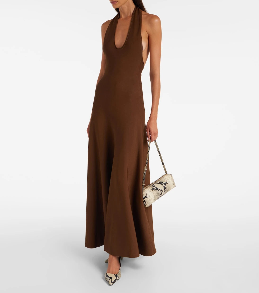 Khaite - Kye Micro snake-effect leather shoulder bag