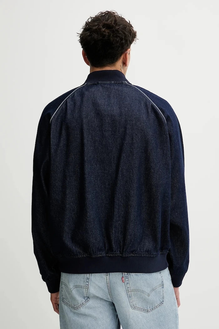 adidas Originals Adicolor loose SST деним суичър с цип