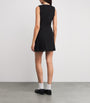 Claudie Pierlot Black Pleated Panel Mini Dress