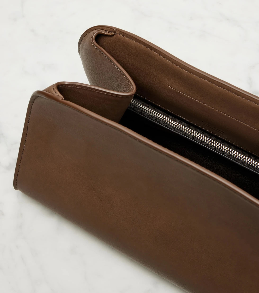 The Row - Peggy Small leather clutch