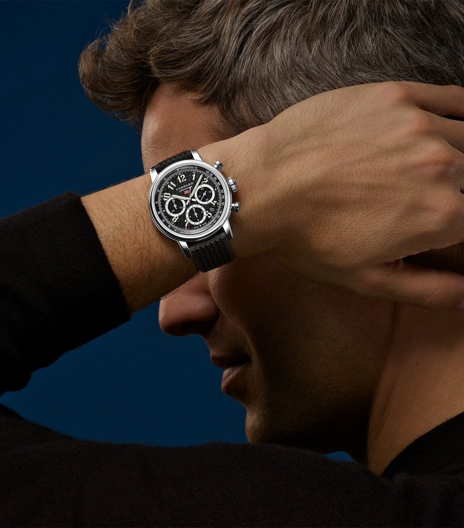 Chopard Lucent Steel Mille Miglia Chronograph Watch 40.5mm