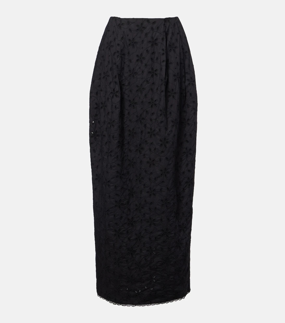 Posse - Salma embroidered cotton maxi skirt