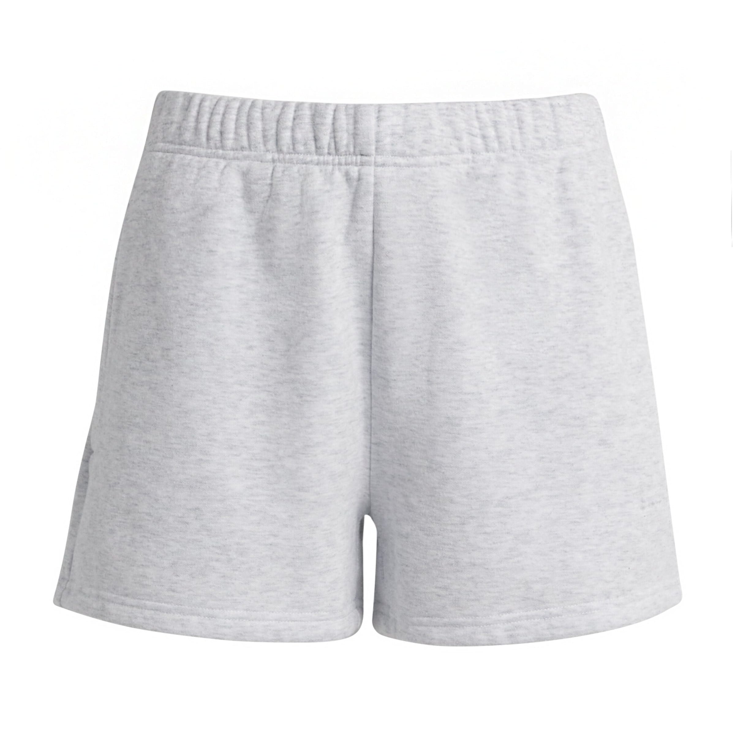 Skims Grey Cotton-Blend Fleece Classic Shorts