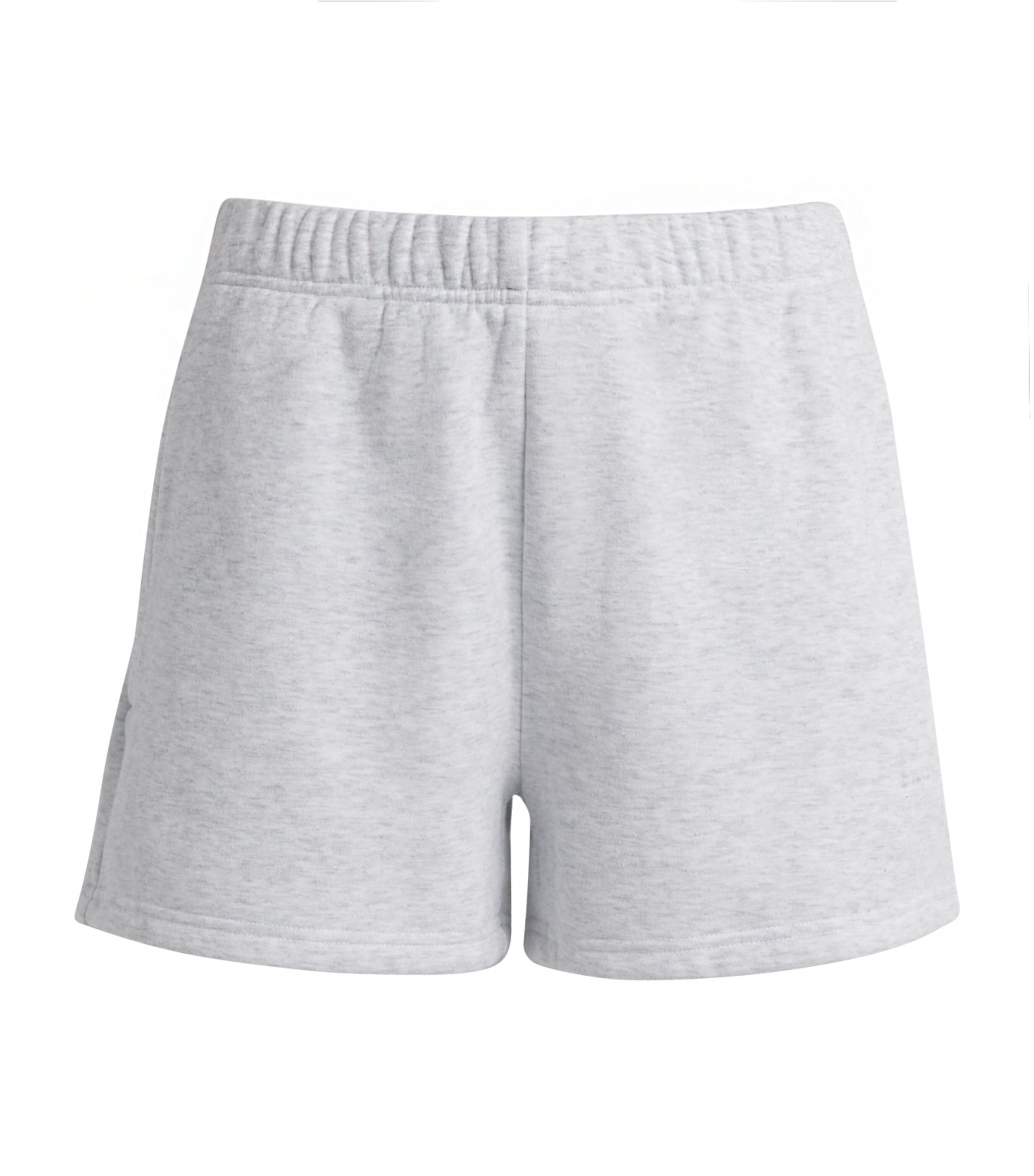Skims Grey Cotton-Blend Fleece Classic Shorts