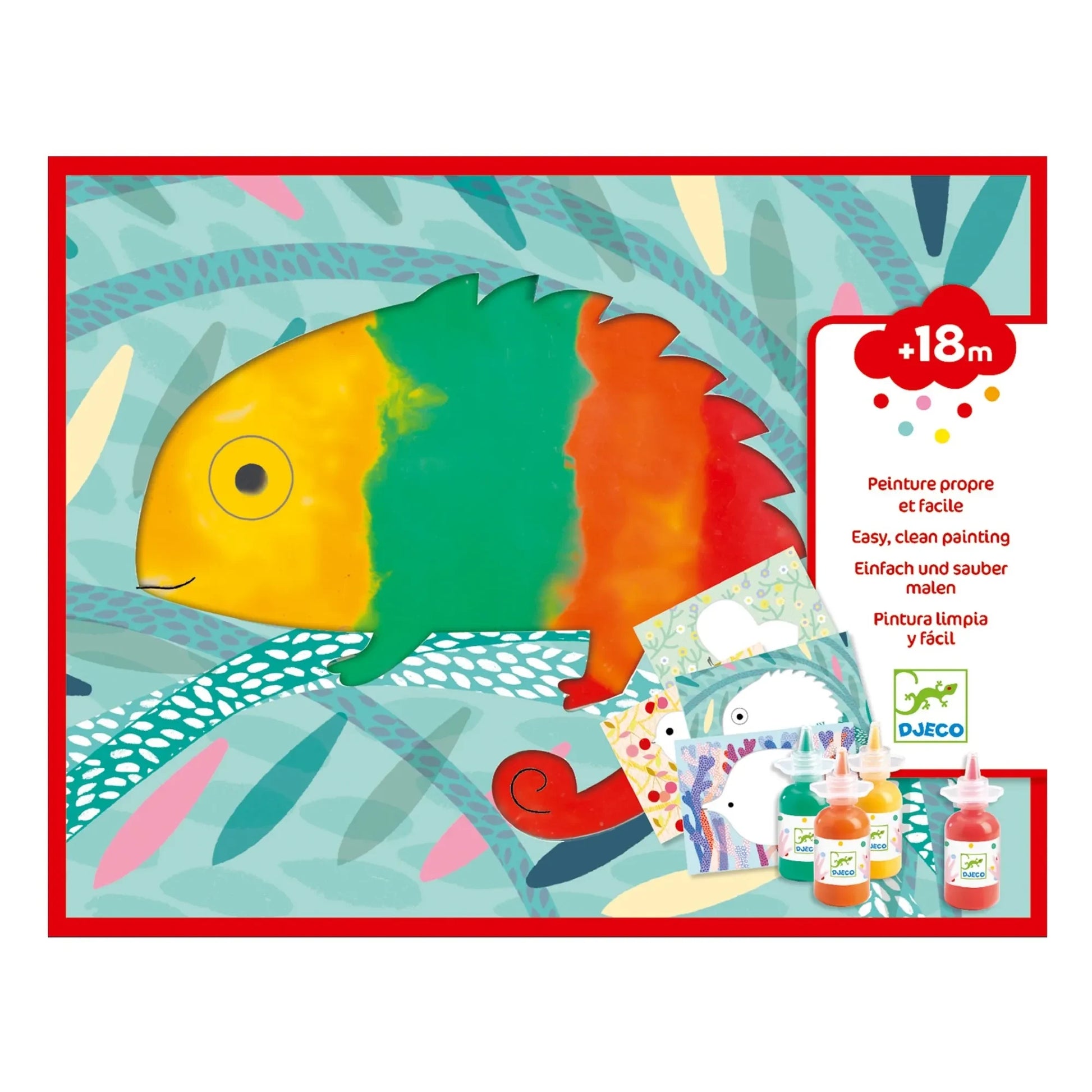 Djeco - Finger Painting Set