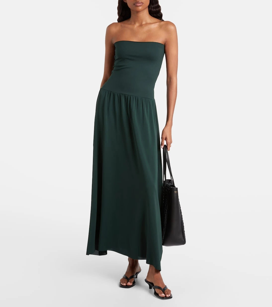 Eres - Oda jersey crêpe maxi dress
