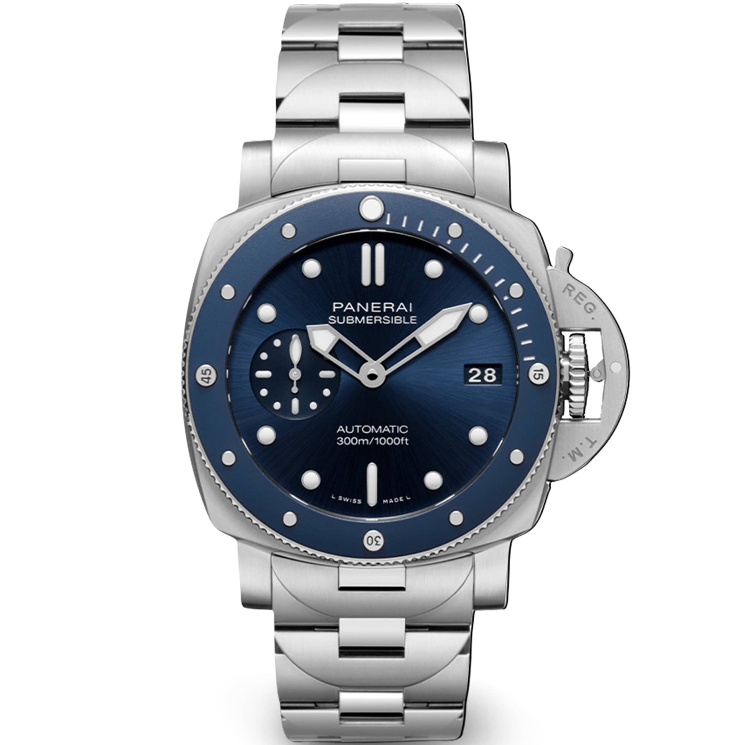 Stainless Steel Submersible Watch 42mm