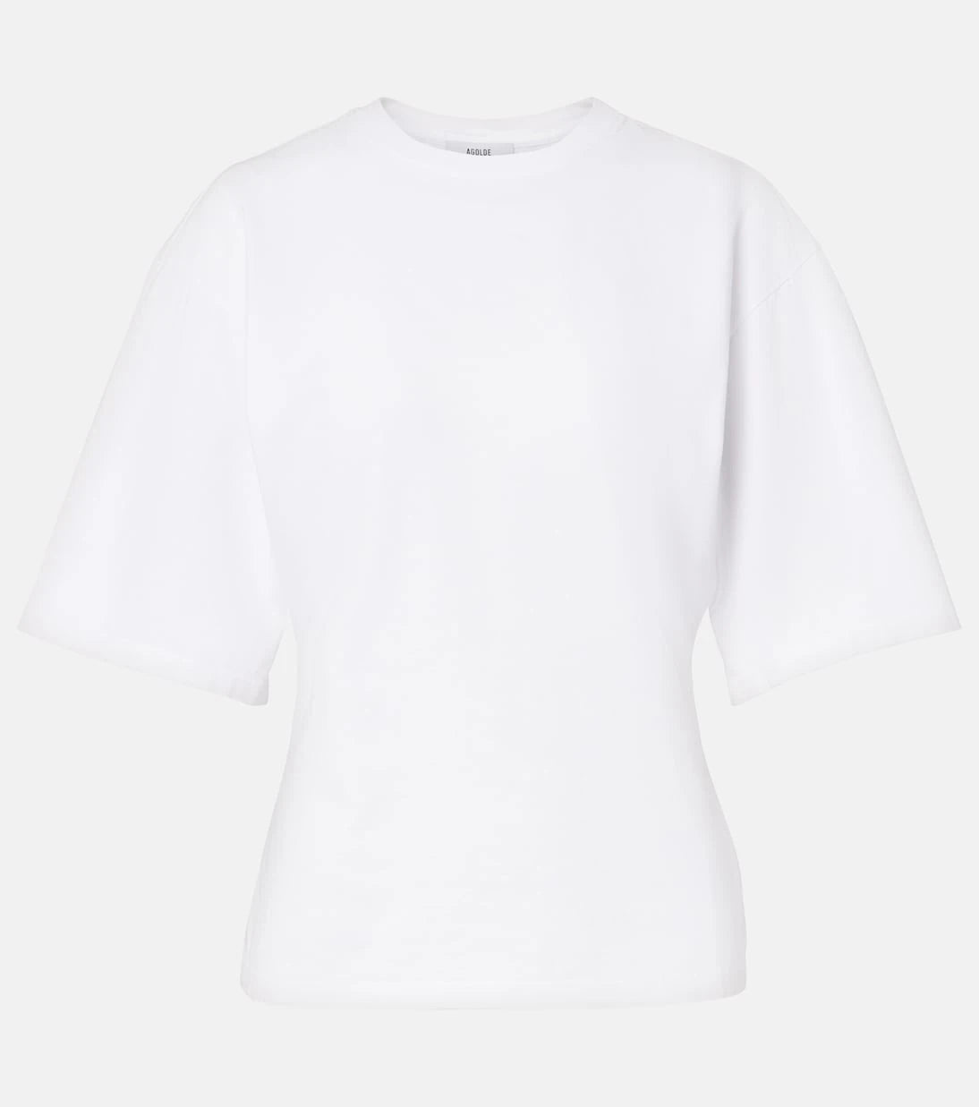 Agolde - Storey gathered cotton jersey T-shirt
