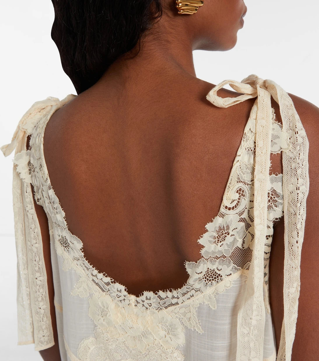 Zimmermann - Cascadian cotton lace midi dress