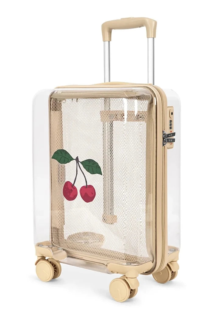 Konges Sløjd куфар TRANSPARENT TRAVEL SUITCASE