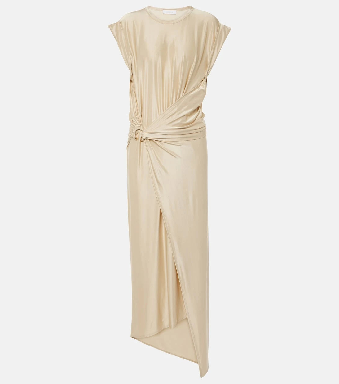 Rabanne - Draped asymmetric urania midi dress