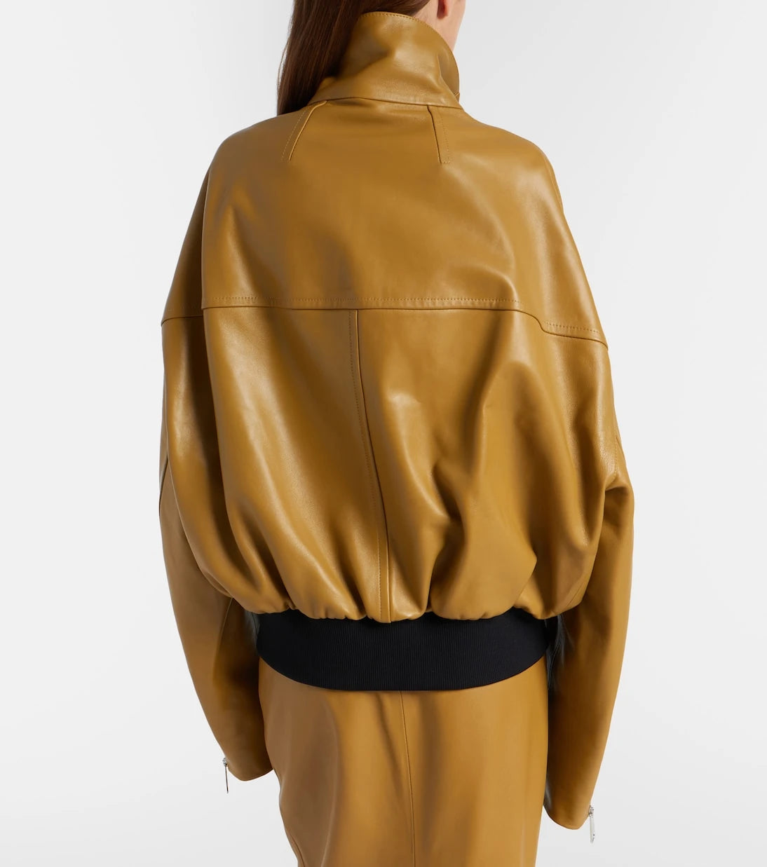Khaite - Oversized leather jacket