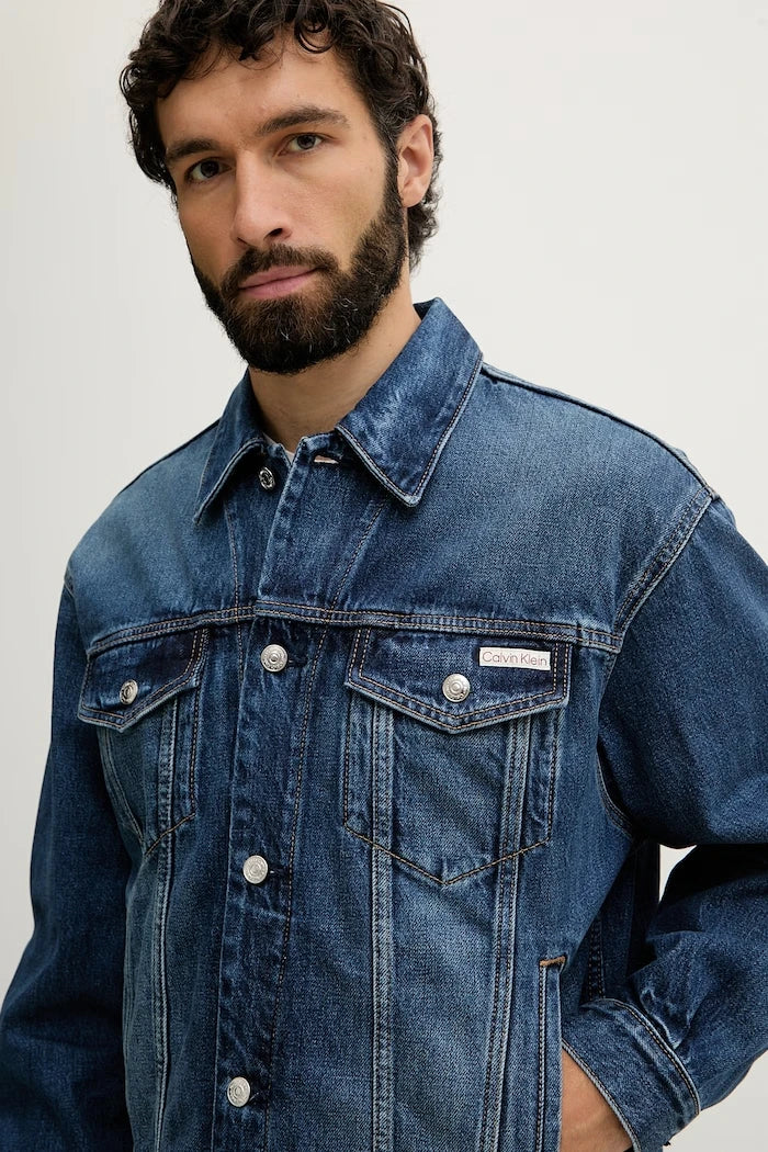 Calvin Klein Jeans дънково яке мъжко от памук