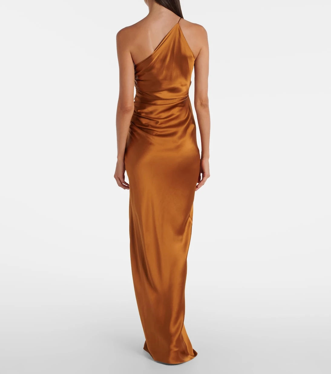 The Sei - Asymmetric gathered silk gown