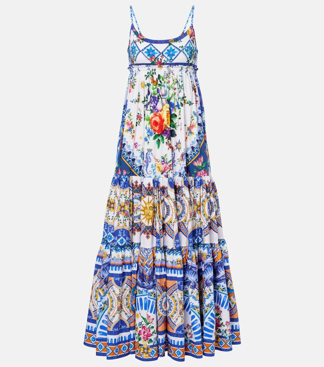 Camilla - Floral cotton maxi dress