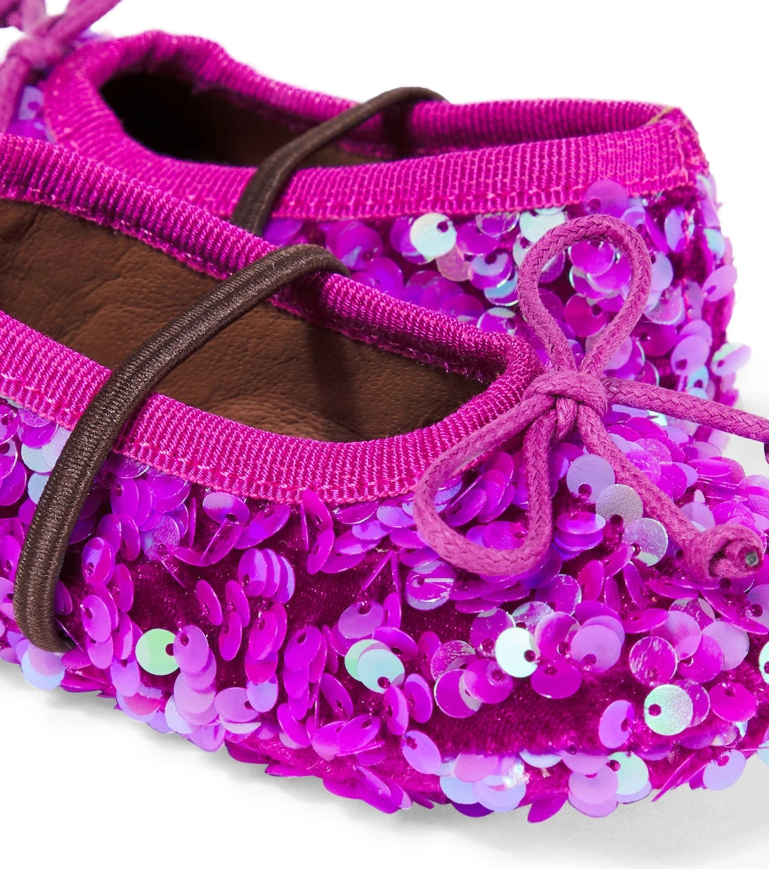 PèPè - Baby Lulu sequined ballet flats
