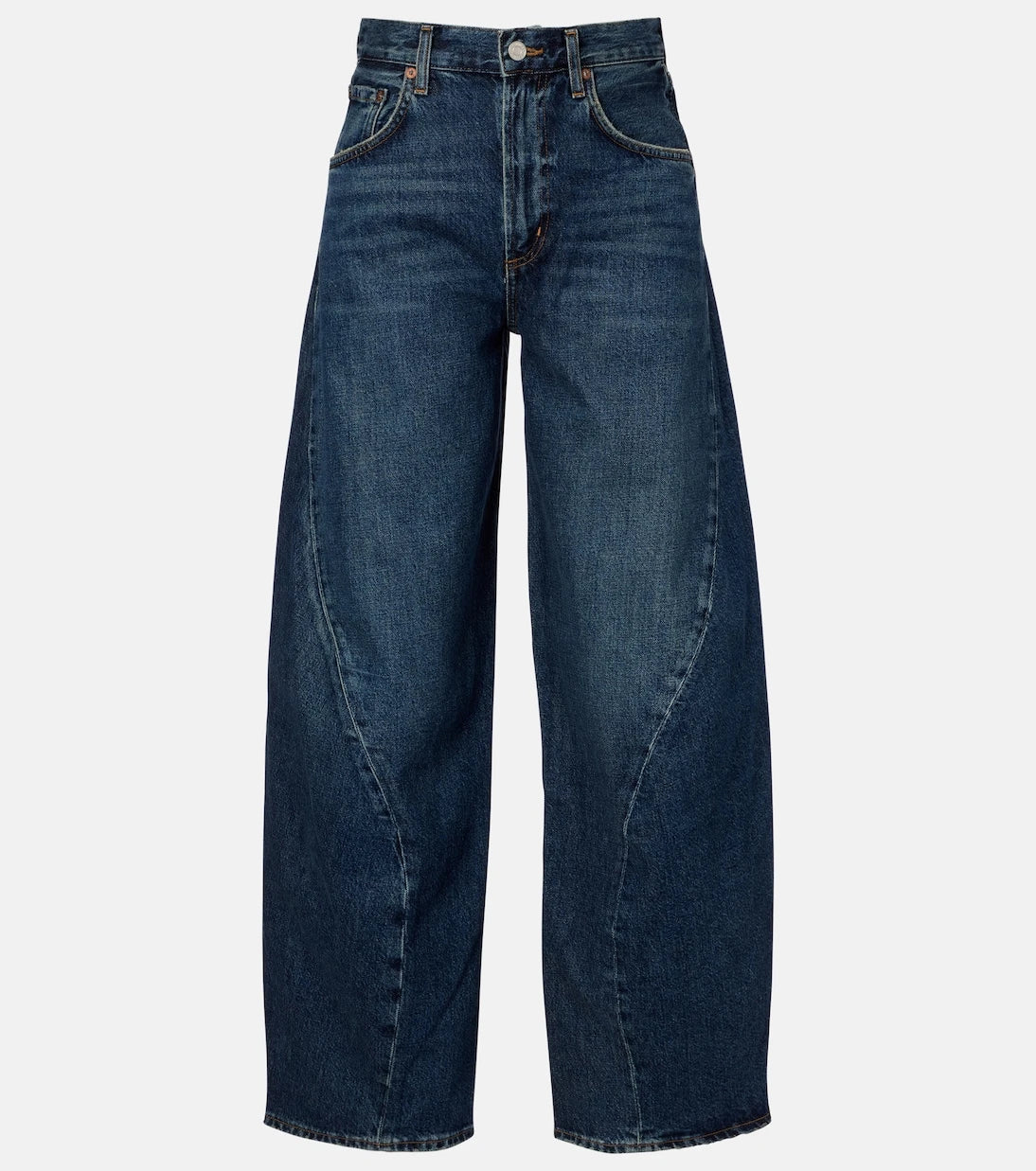 Agolde - Twist mid-rise wide-leg jeans