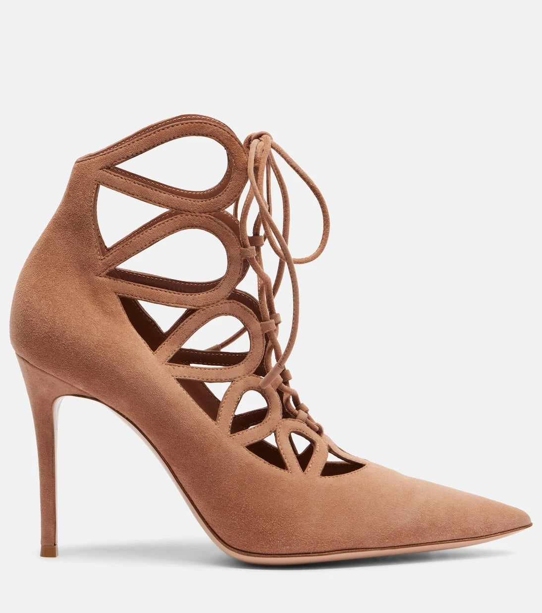Gianvito Rossi - Pointy 95 suede pumps
