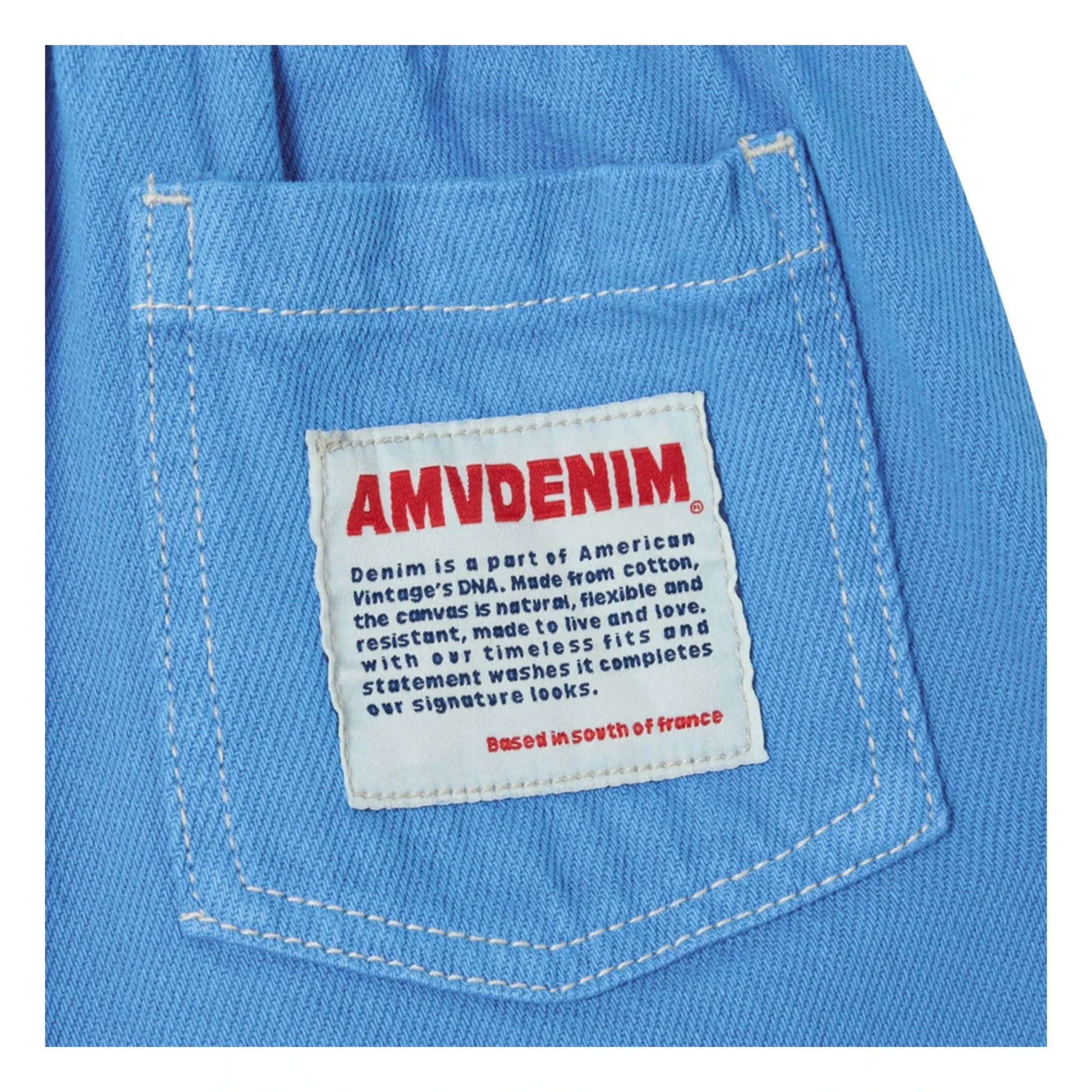 American Vintage - Pusway Organic Cotton Drawstring Jeans | Blue