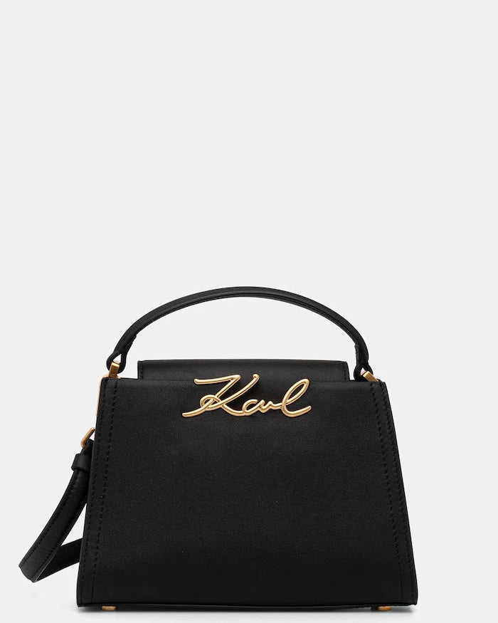 Karl Lagerfeld чанта crossbody дамска от кожа K/SIGNATURE
