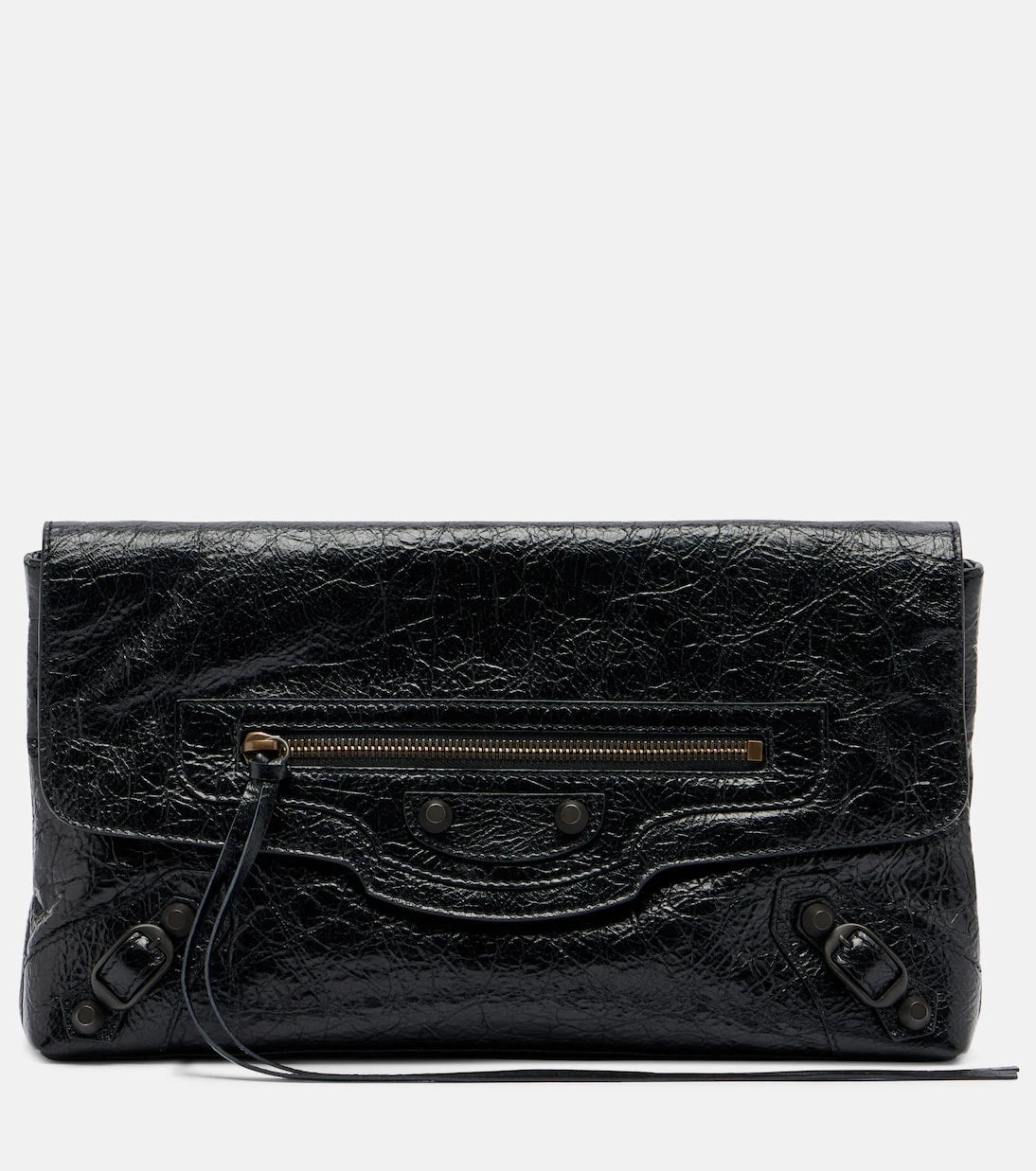 Balenciaga - Le City leather clutch