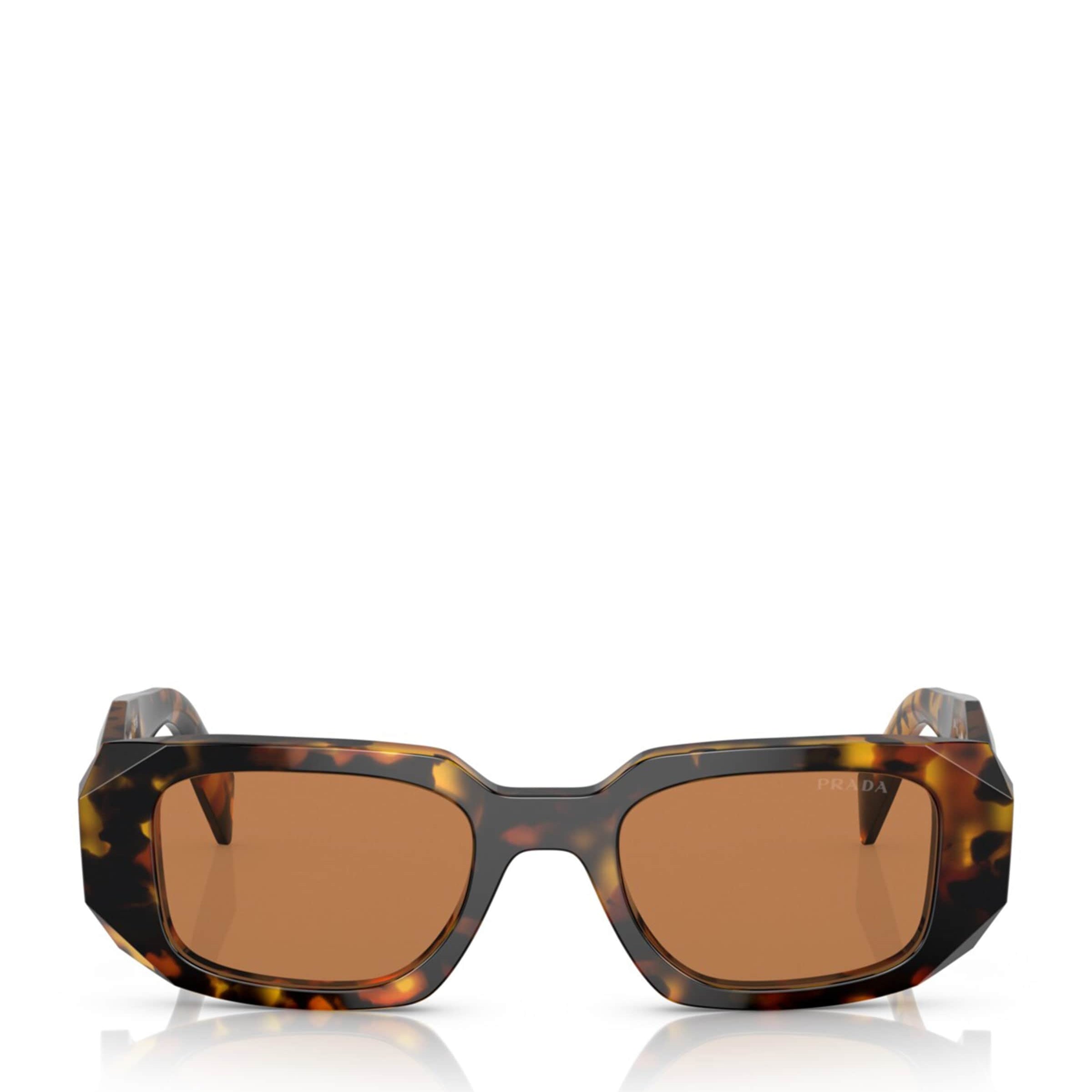 Prada Brown Acetate PR 17WS Sunglasses