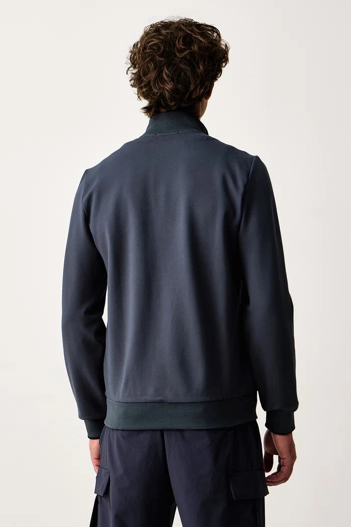 Viskozlu Erkek Fermuarlı Sweatshirt