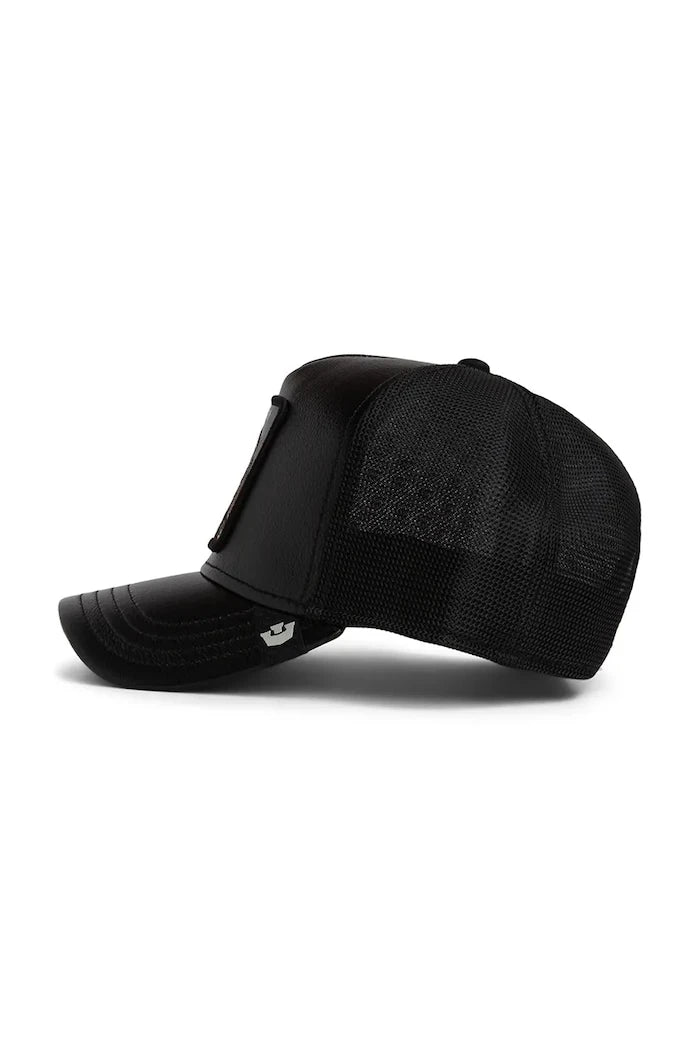 Goorin Bros trucker Faux Leather Panther şapka