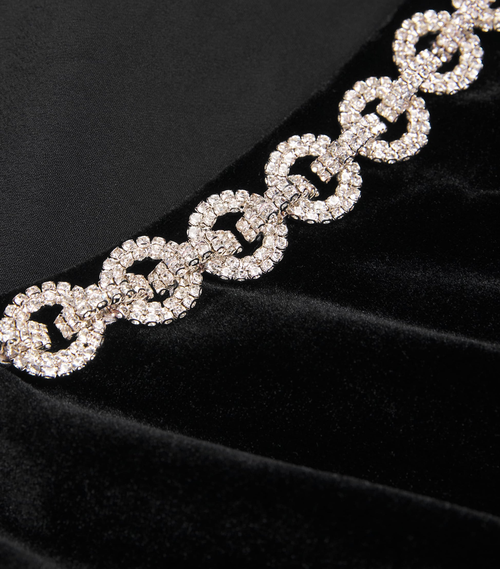 Velvet Embellished Mini Dress